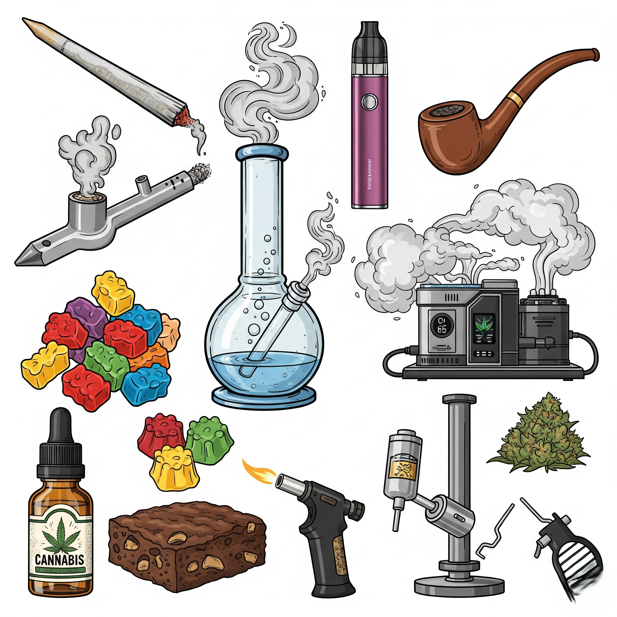 10 Popular Ways to Smoke and Consume Cannabis