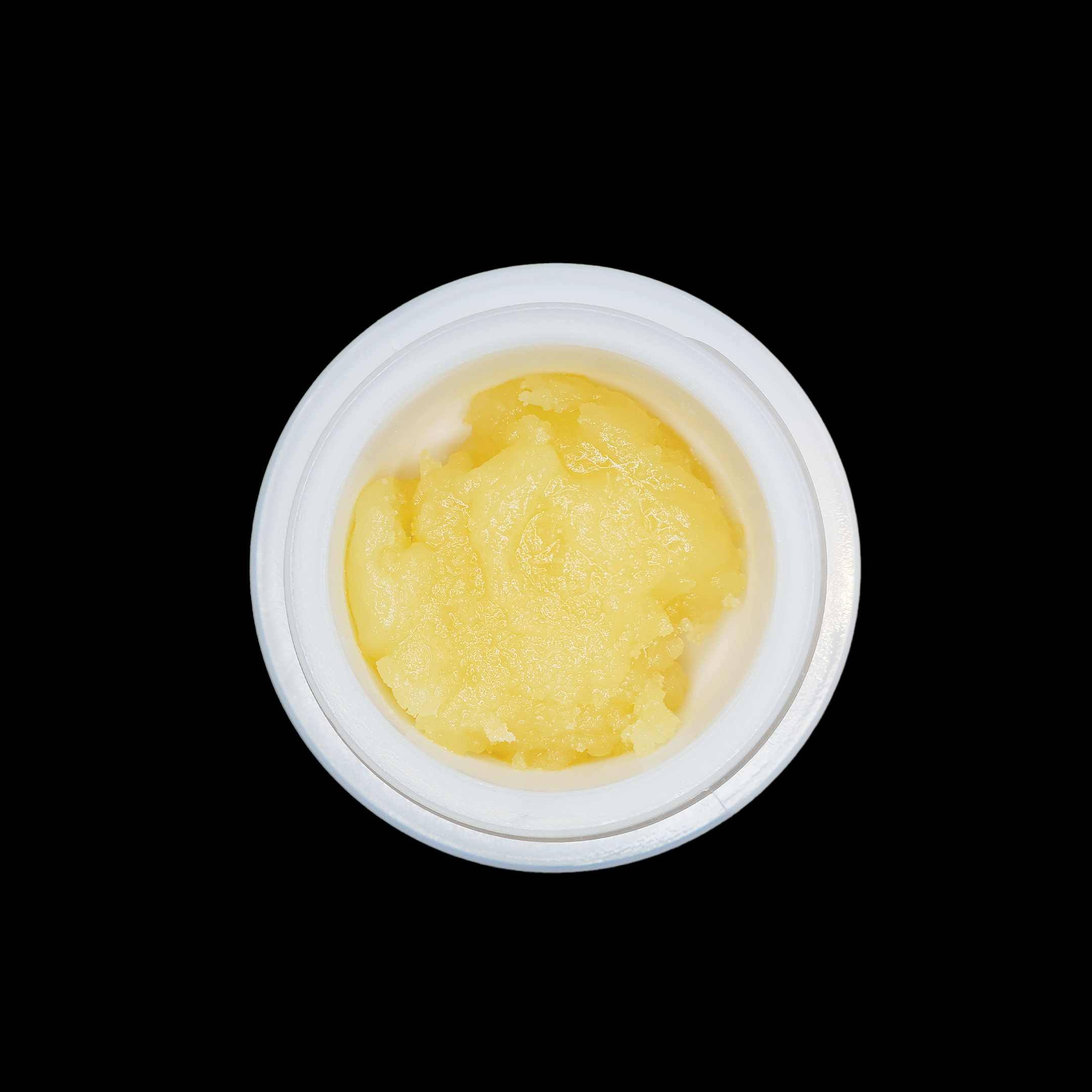 Blue Mystic THCa Badder by Miracle of The Desert, showing a jar of vibrant blue and white THCa concentrate badder with a smooth texture.