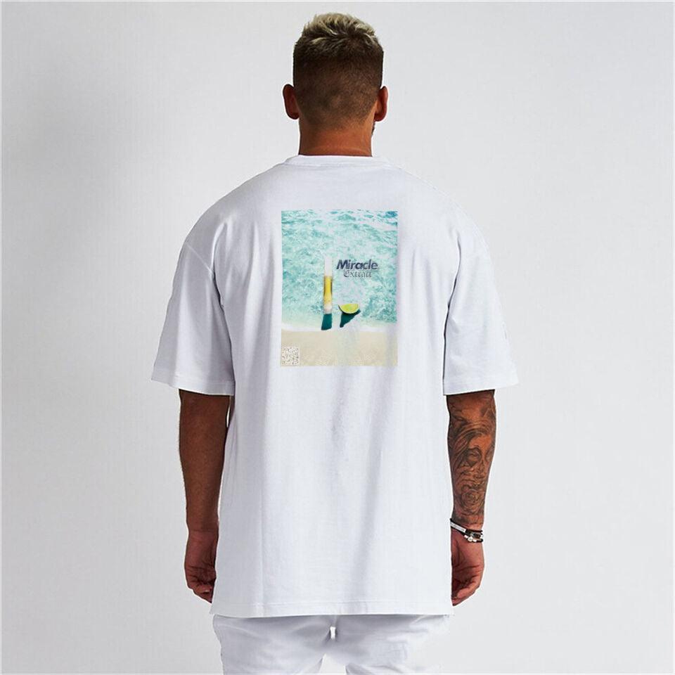 Pure Extract Unisex Oversized Tee In White - Miracle of the Desert