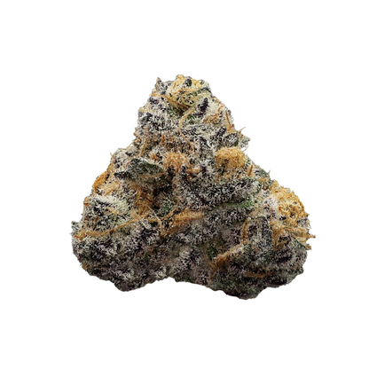 Miracle of the Desert High Octane THCa Micro Smalls cannabis flower, vibrant green buds with orange hairs and trichomes.