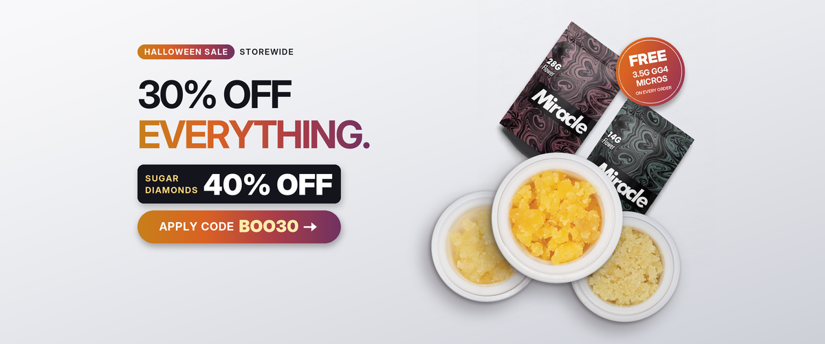 Halloween Sale: 30% off everything, Sugar Diamonds 40% off, code BOO30