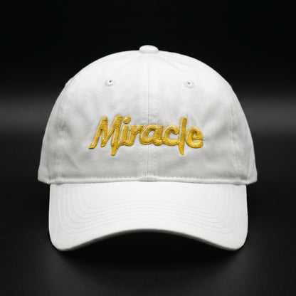 Miracle Wax Dad Hat — White