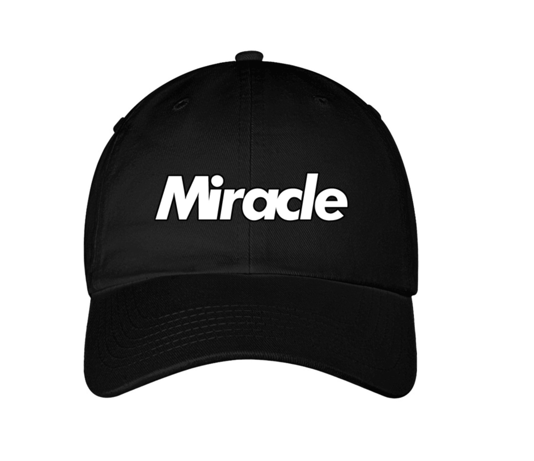 Miracle Dad Hat “Skunk” OG Black/White - Miracle of the Desert