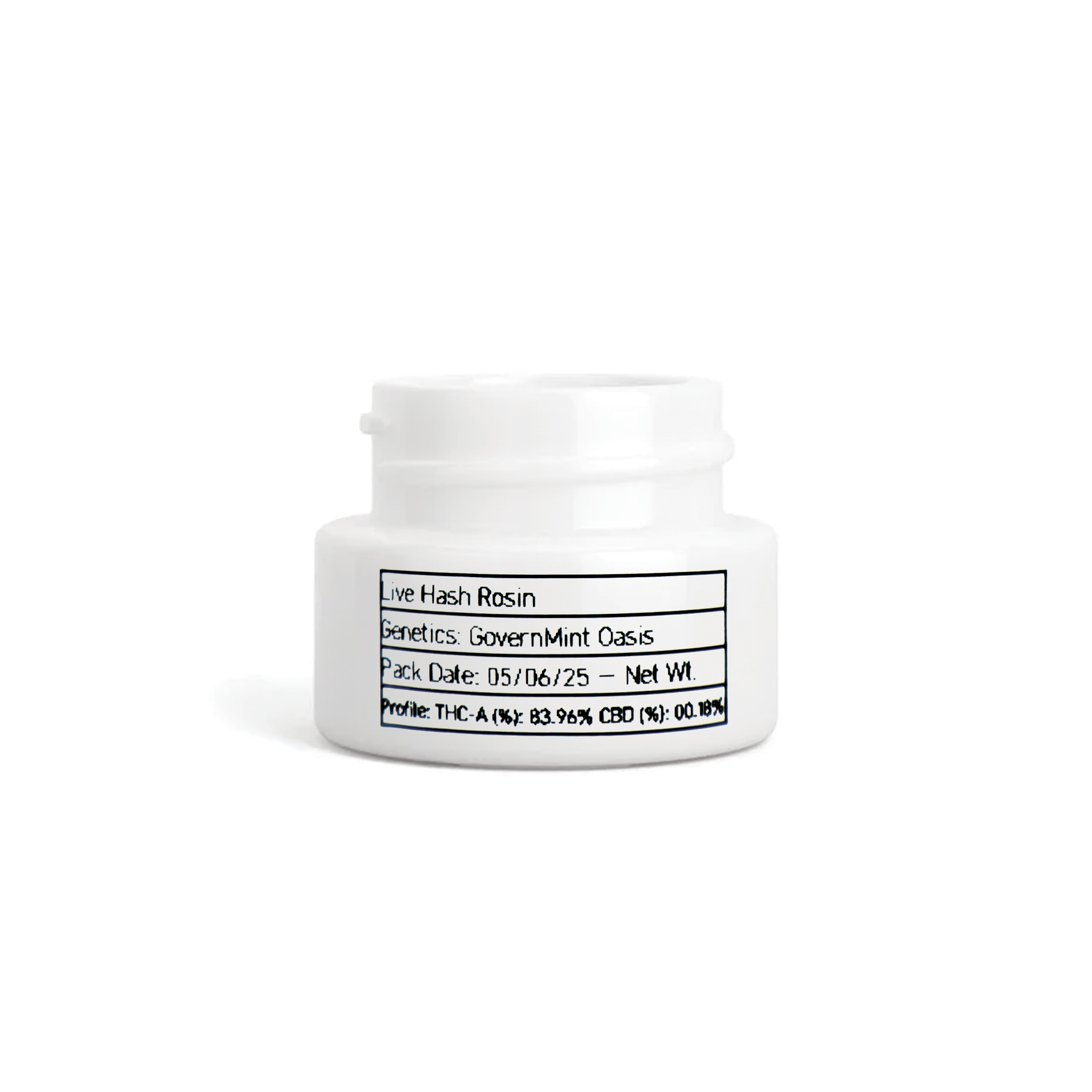 GovernMint Oasis Live Hash Rosin
