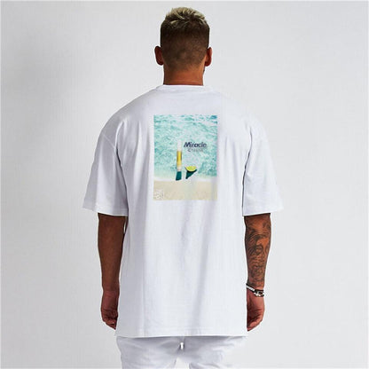 Pure Extract Unisex Oversized Tee In White - Miracle of the Desert